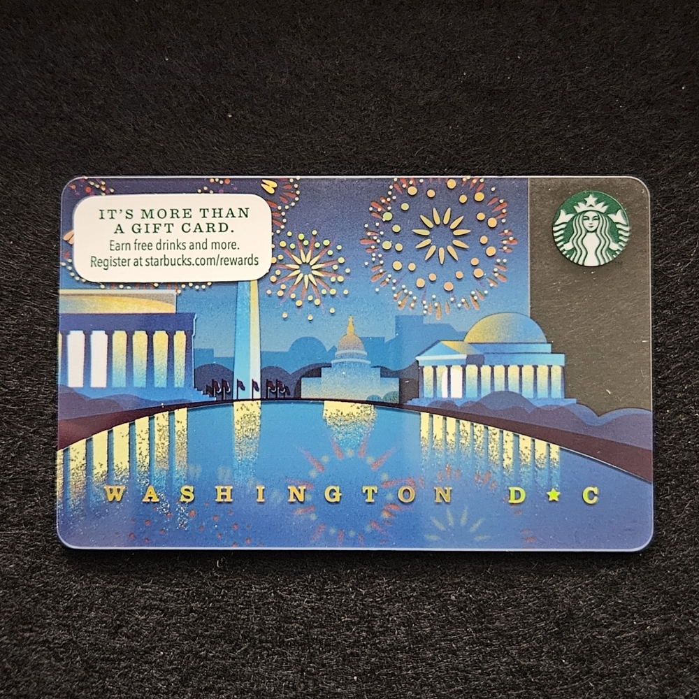 Starbucks Card - Washington DC 2014 - Traditional Plastic
